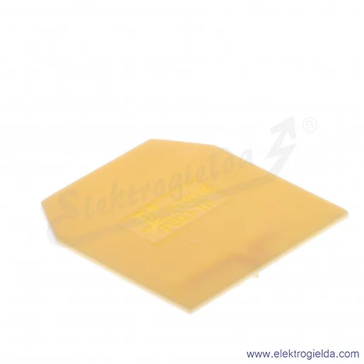 Płytka skrajna A41-0201, PSU-10, żółta, 1mm, do ZUG-10 Płytka skrajna A41-0201, PSU-10, żółta, 1mm, do ZUG-10