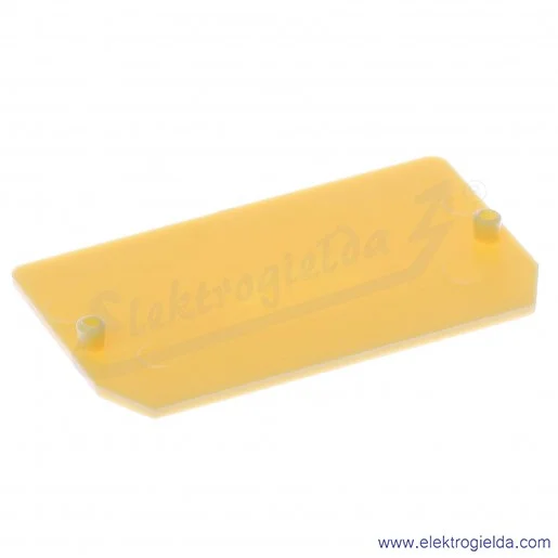 Płytka skrajna A41-2101, PSUB-4, żółta, 1.2mm, ZUG-G21...24 Płytka skrajna A41-2101, PSUB-4, żółta, 1.2mm, ZUG-G21...24