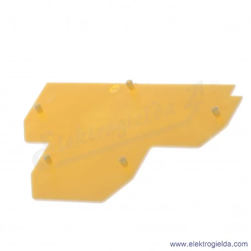 Płytka skrajna A41-7101, PSP-4/PE, żółta, 1mm, do ZG4-PE/L/N Płytka skrajna A41-7101, PSP-4/PE, żółta, 1mm, do ZG4-PE/L/N