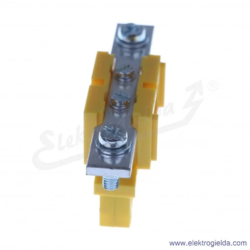 Złączka jednotorowa A11-1331, ZPK K 35, żółta, śrubowa, 35mm2 Złączka jednotorowa A11-1331, ZPK K 35, żółta, śrubowa, 35mm2