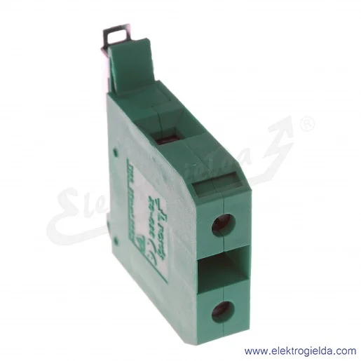 Złączka jednotorowa A11-1535, ZG G 25/TS 35, zielona, gwintowa, 25mm2 Złączka jednotorowa A11-1535, ZG G 25/TS 35, zielona, gwintowa, 25mm2