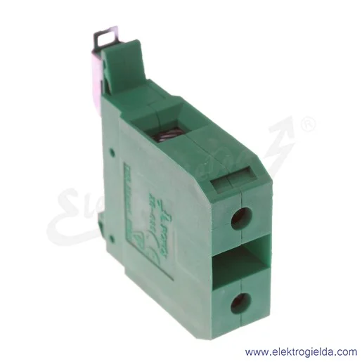 Złączka jednotorowa A11-1635, ZG G 35/TS 35, zielona, gwintowa, 25..35mm2 Złączka jednotorowa A11-1635, ZG G 35/TS 35, zielona, gwintowa, 25..35mm2