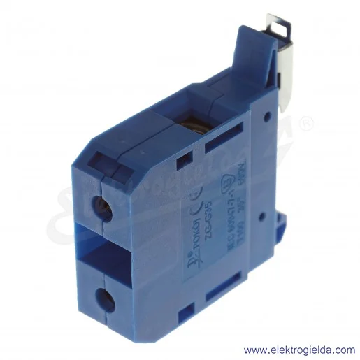 Złączka jednotorowa A11-1636, ZG G 35/TS 35, niebieska, gwintowa, 25...35mm2 Złączka jednotorowa A11-1636, ZG G 35/TS 35, niebieska, gwintowa, 25...35mm2