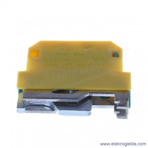 Złączka ochronna A11-5C3Z, ZUO 4, żółto-zielona, jednotorowa, 4mm2 Złączka ochronna A11-5C3Z, ZUO 4, żółto-zielona, jednotorowa, 4mm2