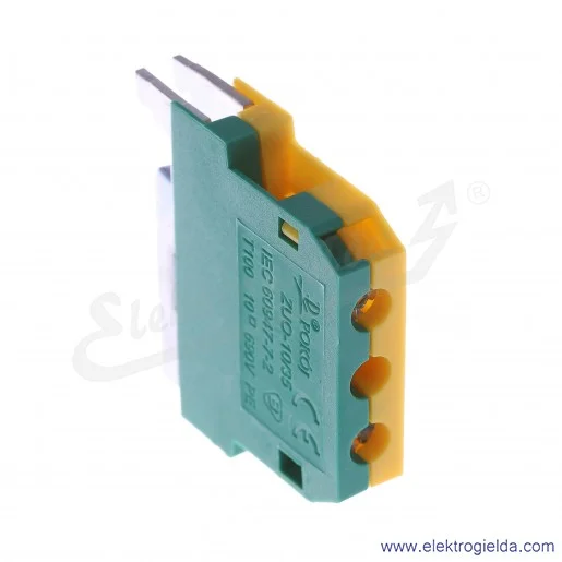 Złączka ochronna A11-5D3Z, ZUO 10, żółto-zielona, 10mm2 Złączka ochronna A11-5D3Z, ZUO 10, żółto-zielona, 10mm2