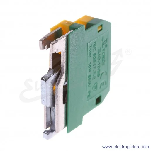 Złączka ochronna A11-5D3Z, ZUO 10, żółto-zielona, 10mm2 Złączka ochronna A11-5D3Z, ZUO 10, żółto-zielona, 10mm2