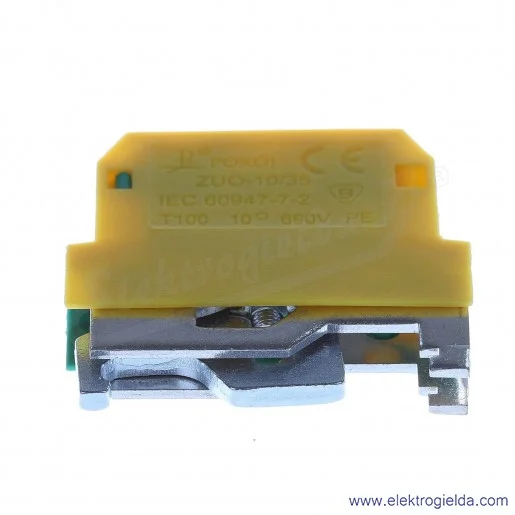 Złączka ochronna A11-5D3Z, ZUO 10, żółto-zielona, 10mm2 Złączka ochronna A11-5D3Z, ZUO 10, żółto-zielona, 10mm2