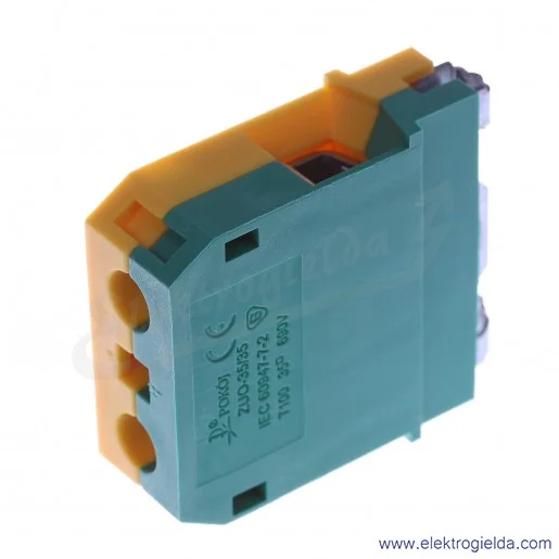 Złączka ochronna A11-5G3Z, ZUO 35, żółto-zielona, 35mm2 Złączka ochronna A11-5G3Z, ZUO 35, żółto-zielona, 35mm2