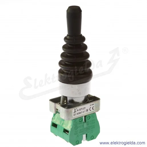 Joystick A87-5501, N-527/J21, manipulator, A-B impulsowy, 2 położeniowy Joystick A87-5501, N-527/J21, manipulator, A-B impulsowy, 2 położeniowy