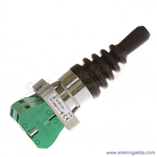 Joystick A87-5501, N-527/J21, manipulator, A-B impulsowy, 2 położeniowy Joystick A87-5501, N-527/J21, manipulator, A-B impulsowy, 2 położeniowy