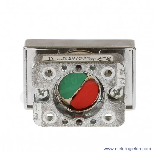 Główka przycisku A85-N10C, N-527/SA-ZC, przyciski zielony i czerwony