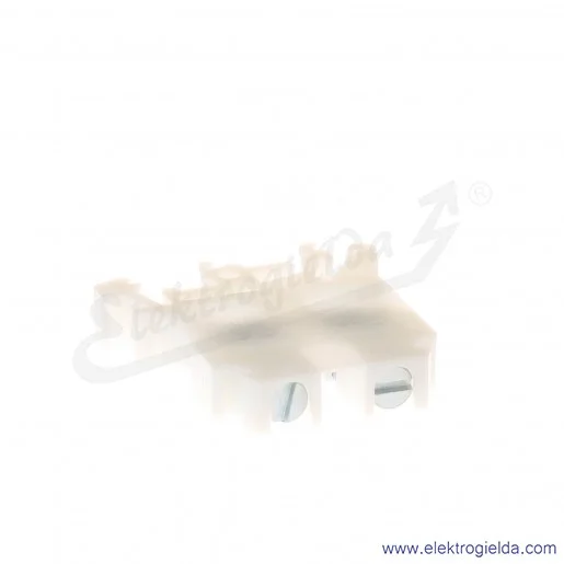 Złączka ZUG G 10 biała jednotorowa gwintowa Złączka ZUG G 10 biała jednotorowa gwintowa