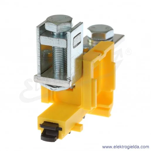 Złączka jednotorowa A11-1411, ZPG K 120, żółta, gwintowa, 120mm2 Złączka jednotorowa A11-1411, ZPG K 120, żółta, gwintowa, 120mm2