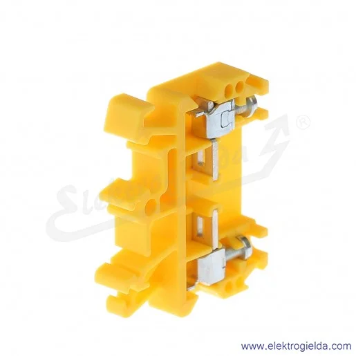 Złączka jednotorowa A11-5201, ZUG G/E, żółta, śrubowa, 4mm2