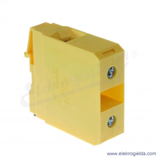 Złączka jednotorowa A11-0771, ZG G 120, żółta, gwintowa, 120mm2 Złączka jednotorowa A11-0771, ZG G 120, żółta, gwintowa, 120mm2