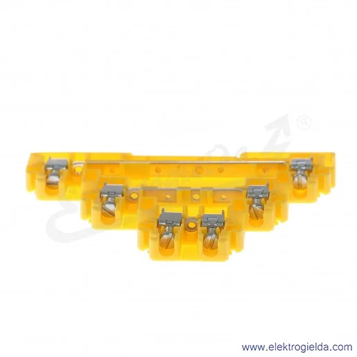 Złączka piętrowa A03-0001, ZG-G/31, 3 piętra, żółta, 4mm2 Złączka piętrowa A03-0001, ZG-G/31, 3 piętra, żółta, 4mm2