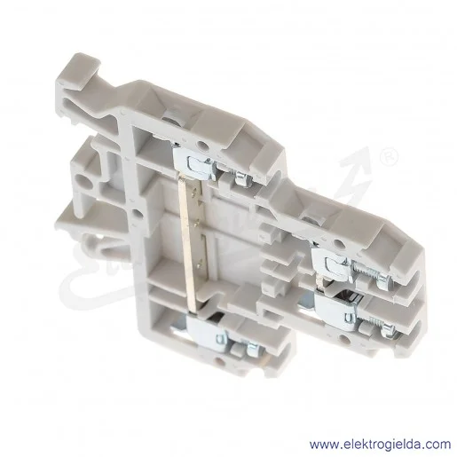 Złączka piętrowa A00-0008, ZUG G/21, szara, śrubowa, 4mm2 Złączka piętrowa A00-0008, ZUG G/21, szara, śrubowa, 4mm2