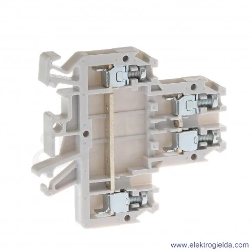 Złączka piętrowa A00-0008, ZUG G/21, szara, śrubowa, 4mm2 Złączka piętrowa A00-0008, ZUG G/21, szara, śrubowa, 4mm2