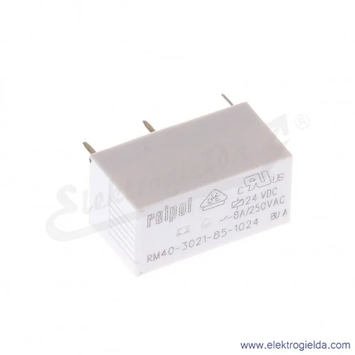Przekaźnik miniaturowy RM40-3021-85-1024 1Z 24VDC do obwodów drukowanych