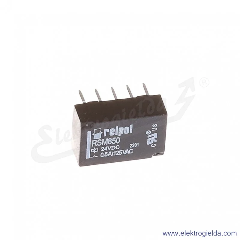 Przekaźnik subminiaturowy RSM850-6112-85-1024 2P 24VDC do obwodów drukowanych
