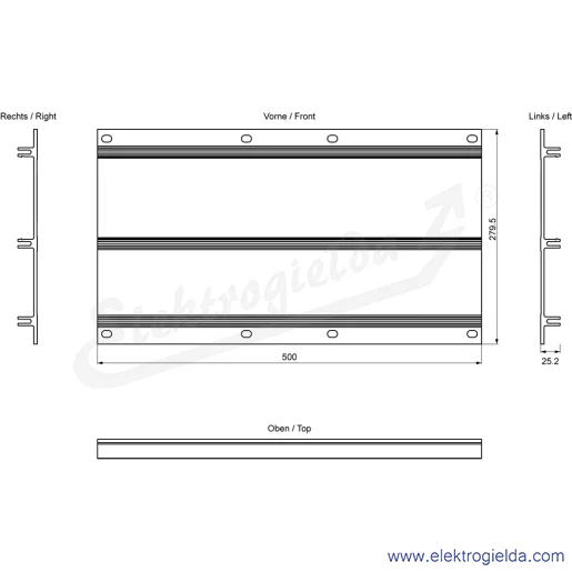 Rysunek wymiarowy Rysunek wymiarowy