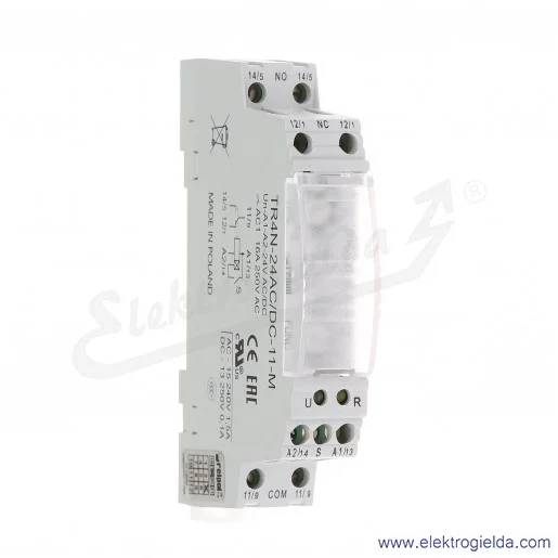 Przekaźnik czasowy wielofunkcyjny TR4N-24AC/DC-11-M 1p 10-funkcji Przekaźnik czasowy wielofunkcyjny TR4N-24AC/DC-11-M 1p 10-funkcji