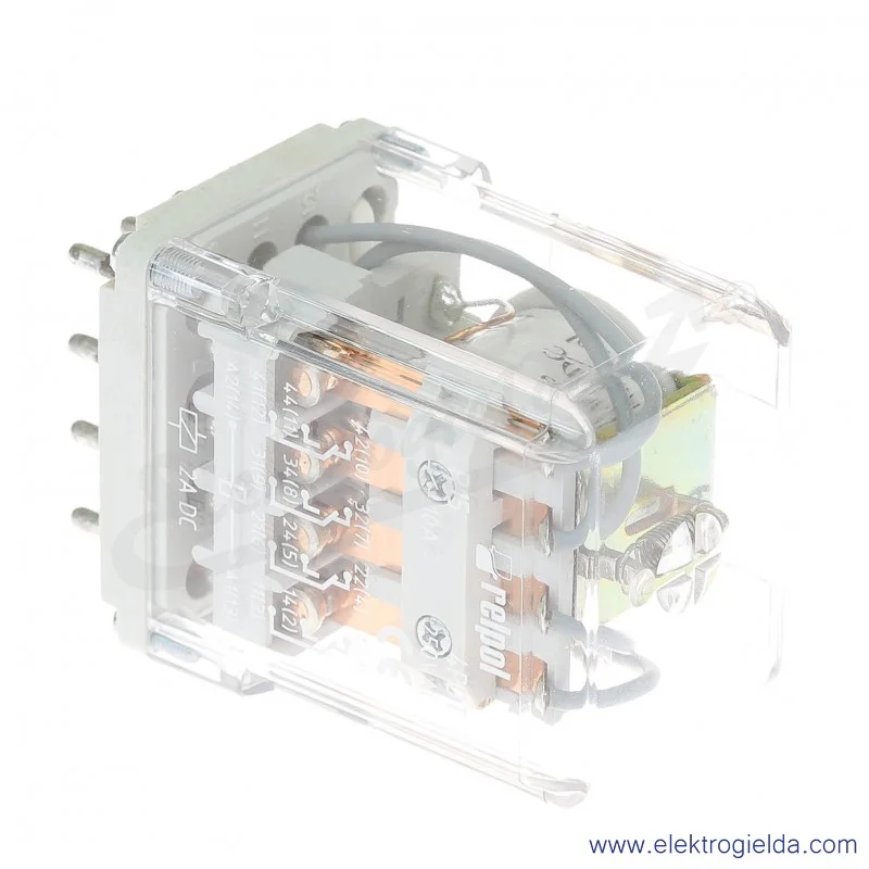 Przekaźnik elektromagnetyczny R15-1014-23-4200 4P 2A wykonanie prądowe DC Przekaźnik elektromagnetyczny R15-1014-23-4200 4P 2A wykonanie prądowe DC