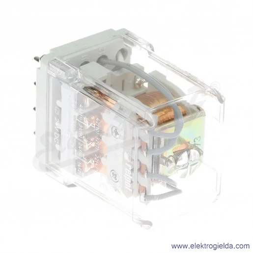 Przekaźnik elektromagnetyczny R15 1014-23-1024-PKP 4p 24VDC wykonanie trakcyjne Przekaźnik elektromagnetyczny R15 1014-23-1024-PKP 4p 24VDC wykonanie trakcyjne