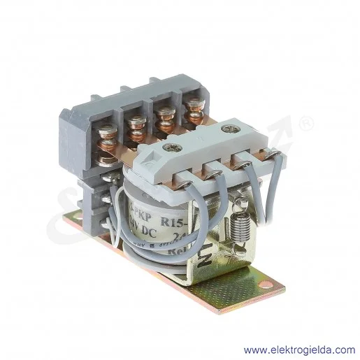 Przekaźnik elektromagnetyczny R15-1014-14-1024-PKP 4P 24VDC wykonanie trakcyjne bez obudowy Przekaźnik elektromagnetyczny R15-1014-14-1024-PKP 4P 24VDC wykonanie trakcyjne bez obudowy