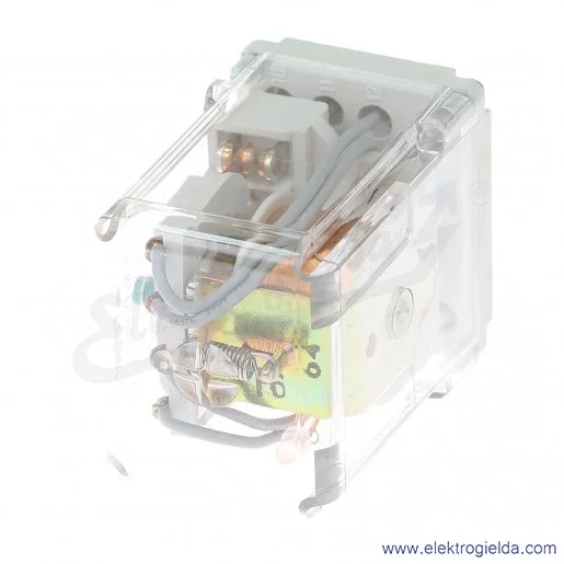 Przekaźnik elektromagnetyczny R15 1014-23-1024-KLD-PKP 4p 24VDC przycisk testujący K + Dioda LED + D wykonanie trakcyjne