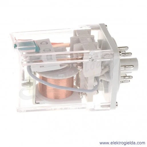 Przekaźnik elektromagnetyczny R15-1012-23-1110-WK-PKP 2P 110VDC przycisk testujący K wykonanie trakcyjne Przekaźnik elektromagnetyczny R15-1012-23-1110-WK-PKP 2P 110VDC przycisk testujący K wykonanie trakcyjne