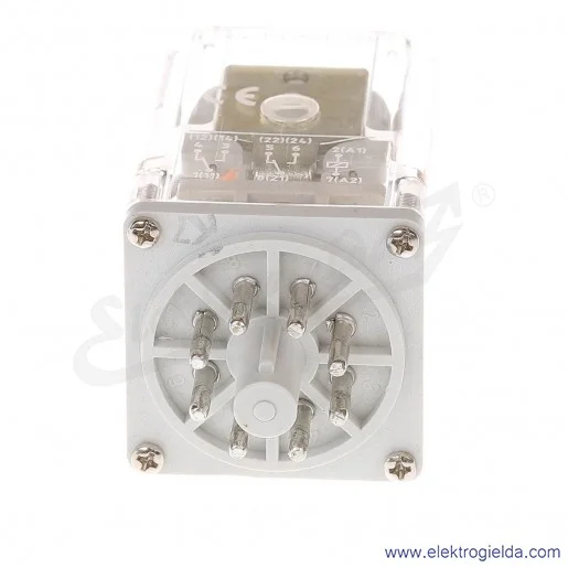 Przekaźnik elektromagnetyczny R15-1012-23-1110-WK-PKP 2P 110VDC przycisk testujący K wykonanie trakcyjne Przekaźnik elektromagnetyczny R15-1012-23-1110-WK-PKP 2P 110VDC przycisk testujący K wykonanie trakcyjne