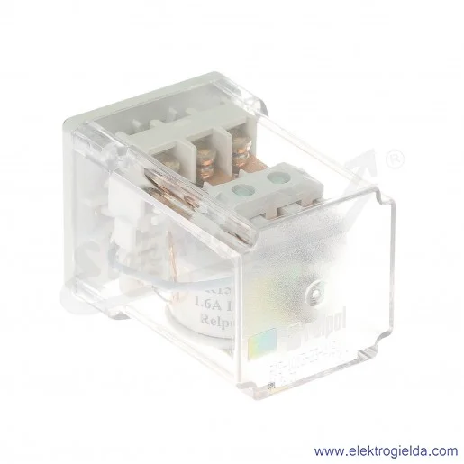 Przekaźnik przemysłowy R15-1013-23-4160 3P wykonanie prądowe, prąd znamionowy 1.60A zasilanie prądem stałym Przekaźnik przemysłowy R15-1013-23-4160 3P wykonanie prądowe, prąd znamionowy 1.60A zasilanie prądem stałym