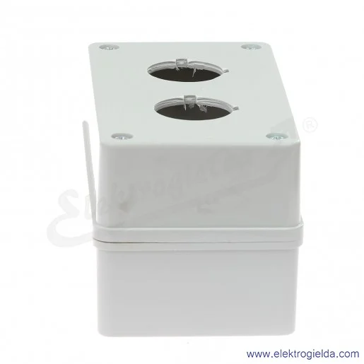 Kaseta sterownicza KP-2 szara, 2 otwory, fi 30mm Kaseta sterownicza KP-2 szara, 2 otwory, fi 30mm