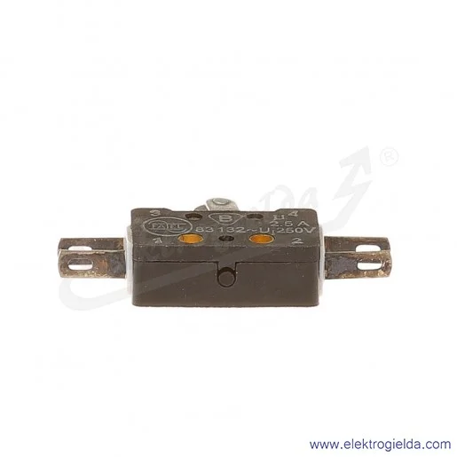 Łącznik krańcowy miniaturowy 83-132 54Er 7,5 z dźwignią 7,5mm i rolką 1Z+1R złocony Łącznik krańcowy miniaturowy 83-132 54Er 7,5 z dźwignią 7,5mm i rolką 1Z+1R złocony