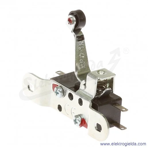 Łącznik krańcowy MP0-1R miniaturowy z dźwignią prawą i rolką 1Z+1R Łącznik krańcowy MP0-1R miniaturowy z dźwignią prawą i rolką 1Z+1R