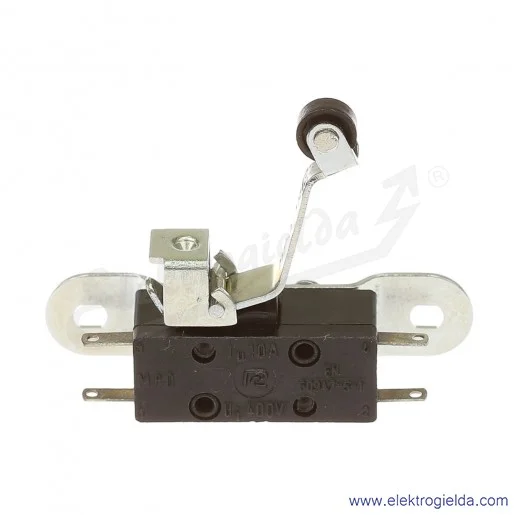 Łącznik krańcowy MP0-1R miniaturowy z dźwignią prawą i rolką 1Z+1R Łącznik krańcowy MP0-1R miniaturowy z dźwignią prawą i rolką 1Z+1R