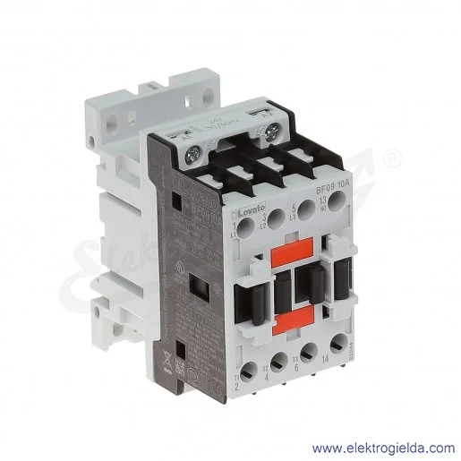 Stycznik BF0910A024 24VAC Ith 25A AC3/400V 4.2KW, 1NO Stycznik BF0910A024 24VAC Ith 25A AC3/400V 4.2KW, 1NO