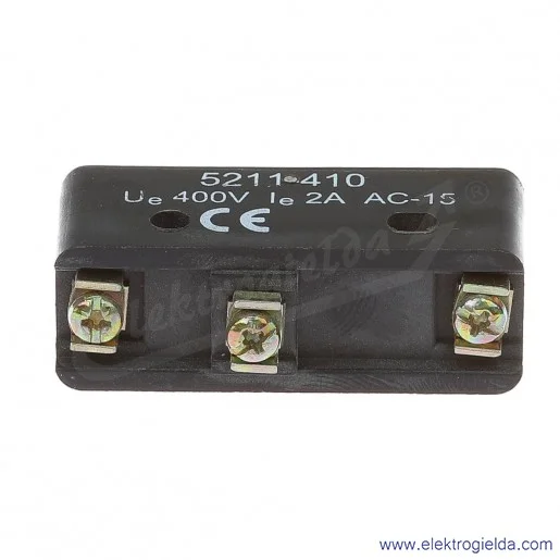 Łącznik krańcowy miniaturowy 5211-410 z popychaczem kołkowym z tworzywa 1P Łącznik krańcowy miniaturowy 5211-410 z popychaczem kołkowym z tworzywa 1P