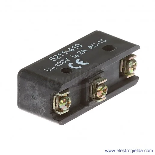 Łącznik krańcowy miniaturowy 5211-410 z popychaczem kołkowym z tworzywa 1P Łącznik krańcowy miniaturowy 5211-410 z popychaczem kołkowym z tworzywa 1P