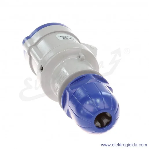 Gniazdo przenośne 3x16 2P+N 6h IP44 montaż na kabel 313.1643 Gniazdo przenośne 3x16 2P+N 6h IP44 montaż na kabel 313.1643