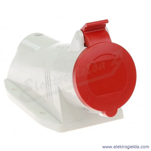 Gniazdo 5X16 3P+N+PE 6h IP44  montaż natynkowy 513.1657 Gniazdo 5X16 3P+N+PE 6h IP44  montaż natynkowy 513.1657