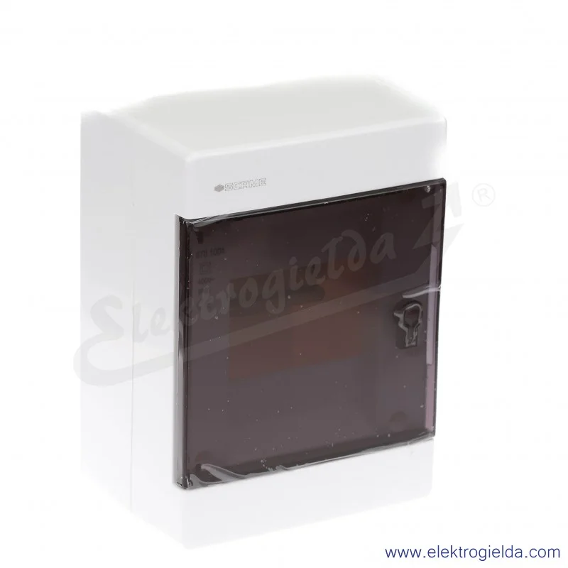 Rozdzielnia seria DINAMIC 678.1004.BT ilość modułów 4 DIN IP44, drzwi transparentne, montaż natynkowy Rozdzielnia seria DINAMIC 678.1004.BT ilość modułów 4 DIN IP44, drzwi transparentne, montaż natynkowy