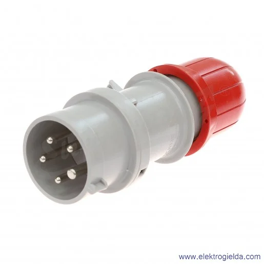 Wtyczka 213.1637 5x16A 3P+N+PE 6h IP44 montaż na kabel Wtyczka 213.1637 5x16A 3P+N+PE 6h IP44 montaż na kabel