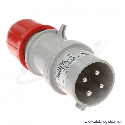 Wtyczka 213.1636 4x32A 3P+PE 6h IP44 montaż na kabel Wtyczka 213.1636 4x32A 3P+PE 6h IP44 montaż na kabel