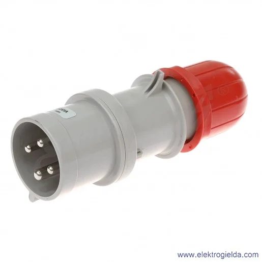 Wtyczka 213.1636 4x32A 3P+PE 6h IP44 montaż na kabel Wtyczka 213.1636 4x32A 3P+PE 6h IP44 montaż na kabel