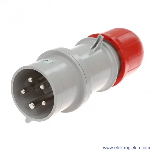 Wtyczka 213.3237 5x32A 3P+N+PE 6h IP44 montaż na kabel Wtyczka 213.3237 5x32A 3P+N+PE 6h IP44 montaż na kabel