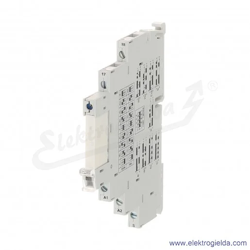Przekaźnik czasowy wąskoprofilowy PIR6WT-1Z-12VAC/DC-R z wyjściem stykowym 1Z, 9 -funkcji Przekaźnik czasowy wąskoprofilowy PIR6WT-1Z-12VAC/DC-R z wyjściem stykowym 1Z, 9 -funkcji
