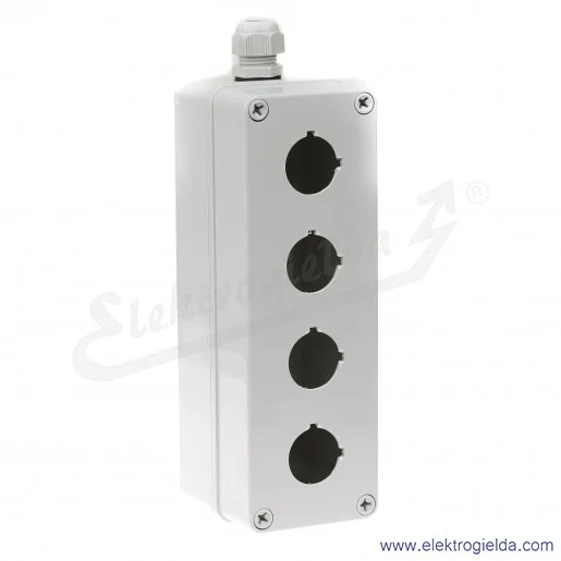 Kaseta sterownicza K-4 szara, 4 otwory, fi 30mm Kaseta sterownicza K-4 szara, 4 otwory, fi 30mm
