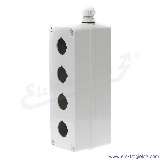 Kaseta sterownicza K-4 szara, 4 otwory, fi 30mm Kaseta sterownicza K-4 szara, 4 otwory, fi 30mm